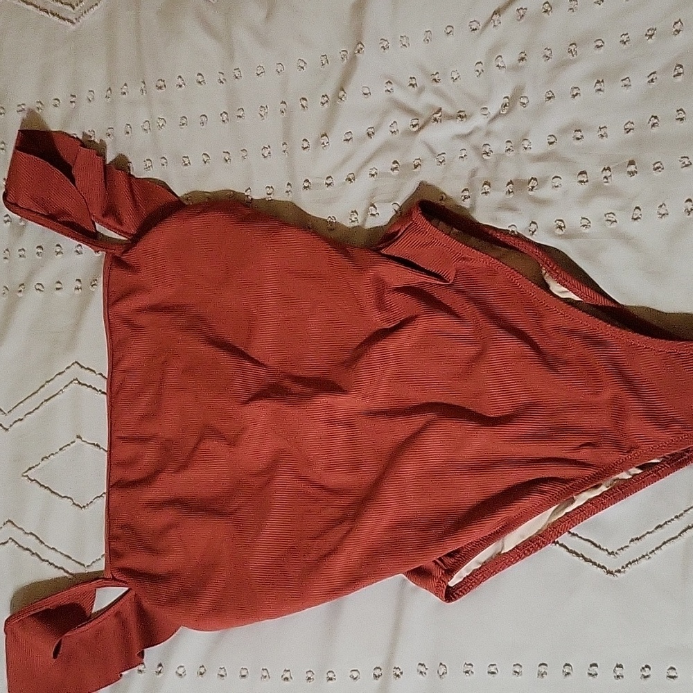 Burnt orange medium swimsuit